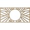 Ekena Millwork Hoover Wood Fretwork Pierced Ceiling Medallion, Birch, 34"W x 17"H x 12 5/8"ID x 1/4"T CMWP34X17X0250HOBI - alternate 4